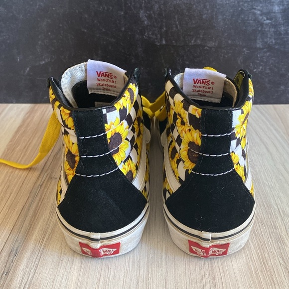 Vans SK-8 Hi Sunflowers, Hi tops, Women’s 5.5, Men’s 4 - Picture 5 of 7